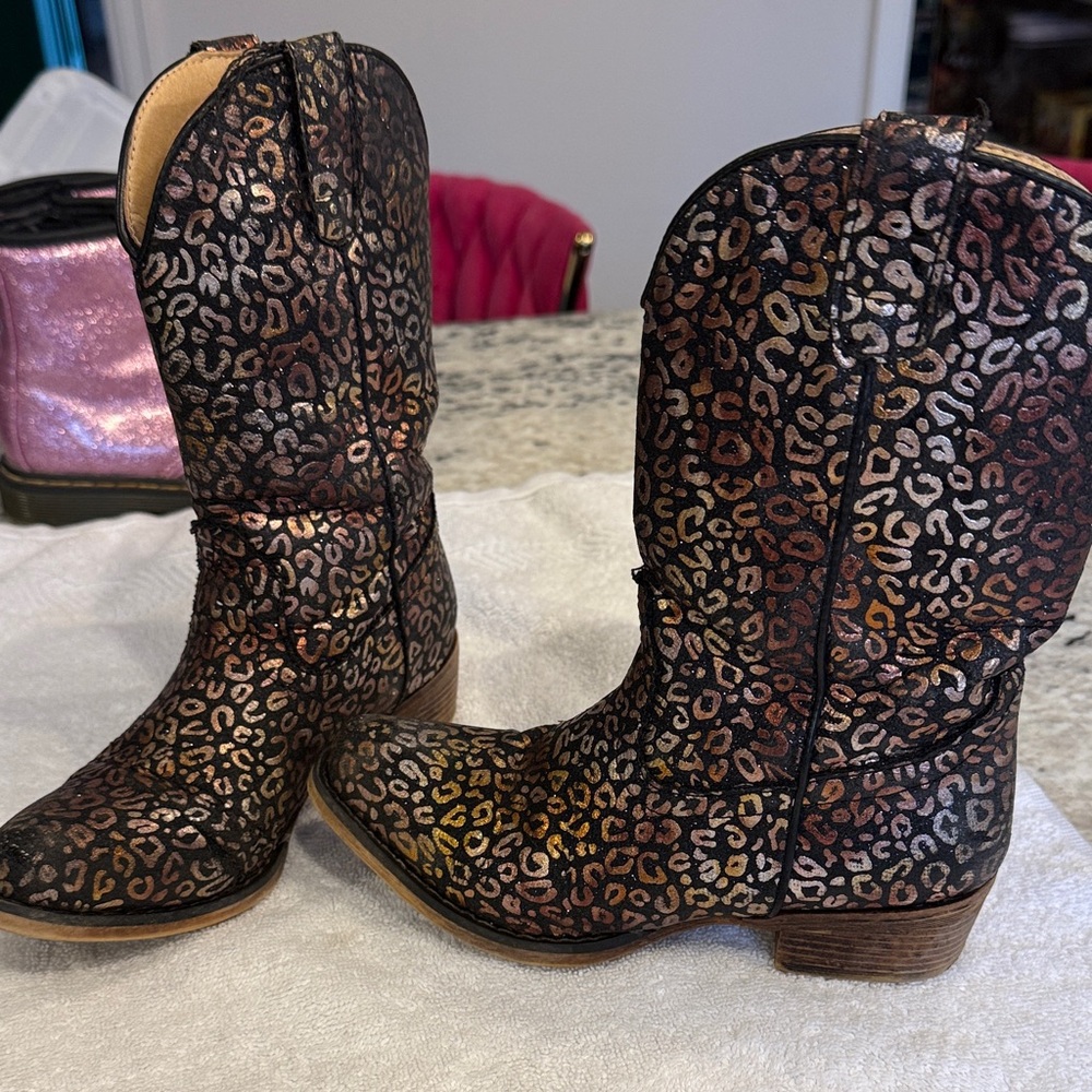 Leopard Print Cowboy Boots